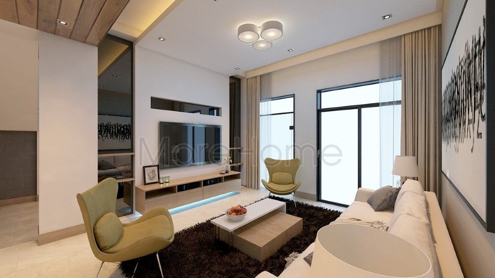 Thiết kế nội thất phòng khách biệt thự Villa Park Khang Điền